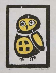 Kali Emma AdshadeLinoblock print