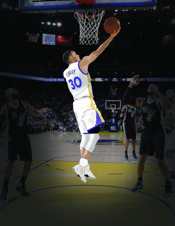 Steph Curry Digital Painting - Medeiros
