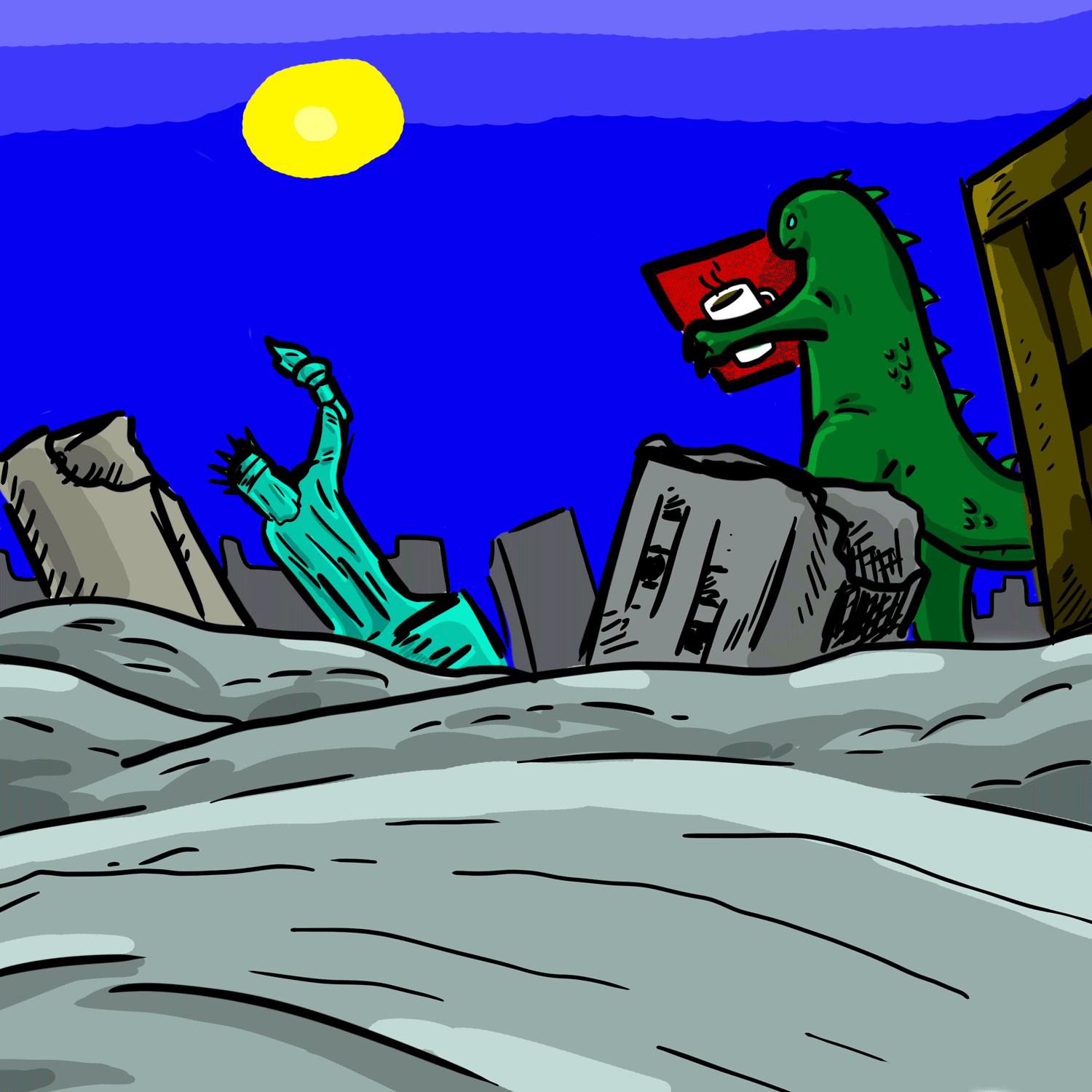 godzilla pepsi- Jake